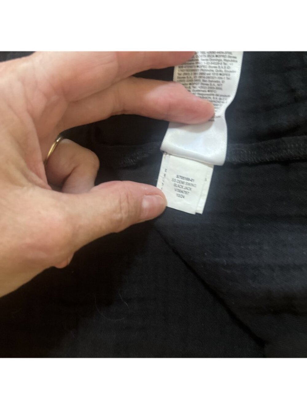 Old Navy Sz Xl Black Pockets Flutter Sleeve Crinkle Gauze Mini Swing Dress - Picture 12 of 12